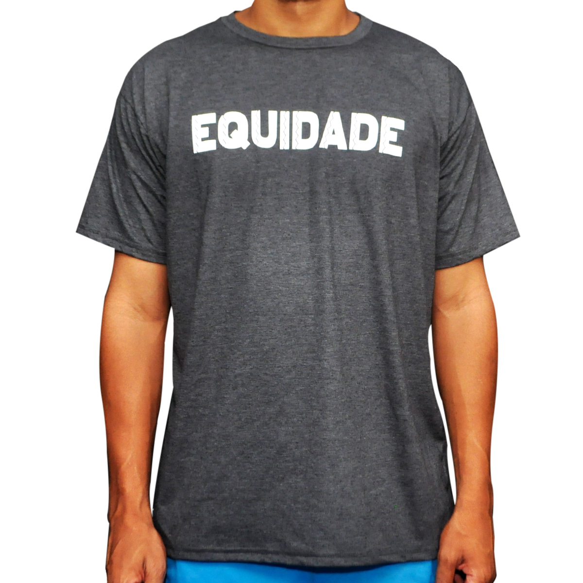Camiseta equidade - cinza